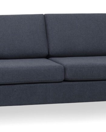 Wendy     Pers  Sofa Blå Polyester Stof Og Natur Træ