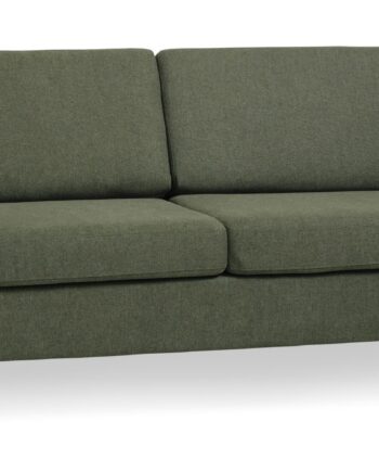 Wendy     Pers  Sofa Vinter Mosgrøn Polyester Stof Og Sort Træ
