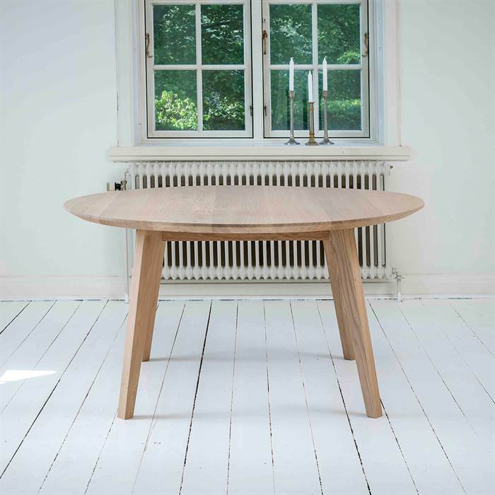 Wood Zone Wz 13 Spisebord Rundt ø120 Natur  : Erling Christensen Møbler