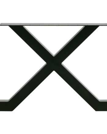 Woood Exclusive Tablo Udendørs Picknick  -understel Til Picnicbord Sort Metal   Stk