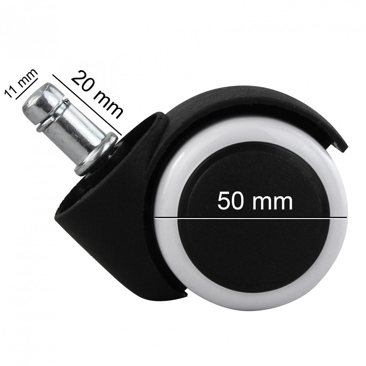 Hjul Til Kontorstol Stift 11 Mm ø50 Mm