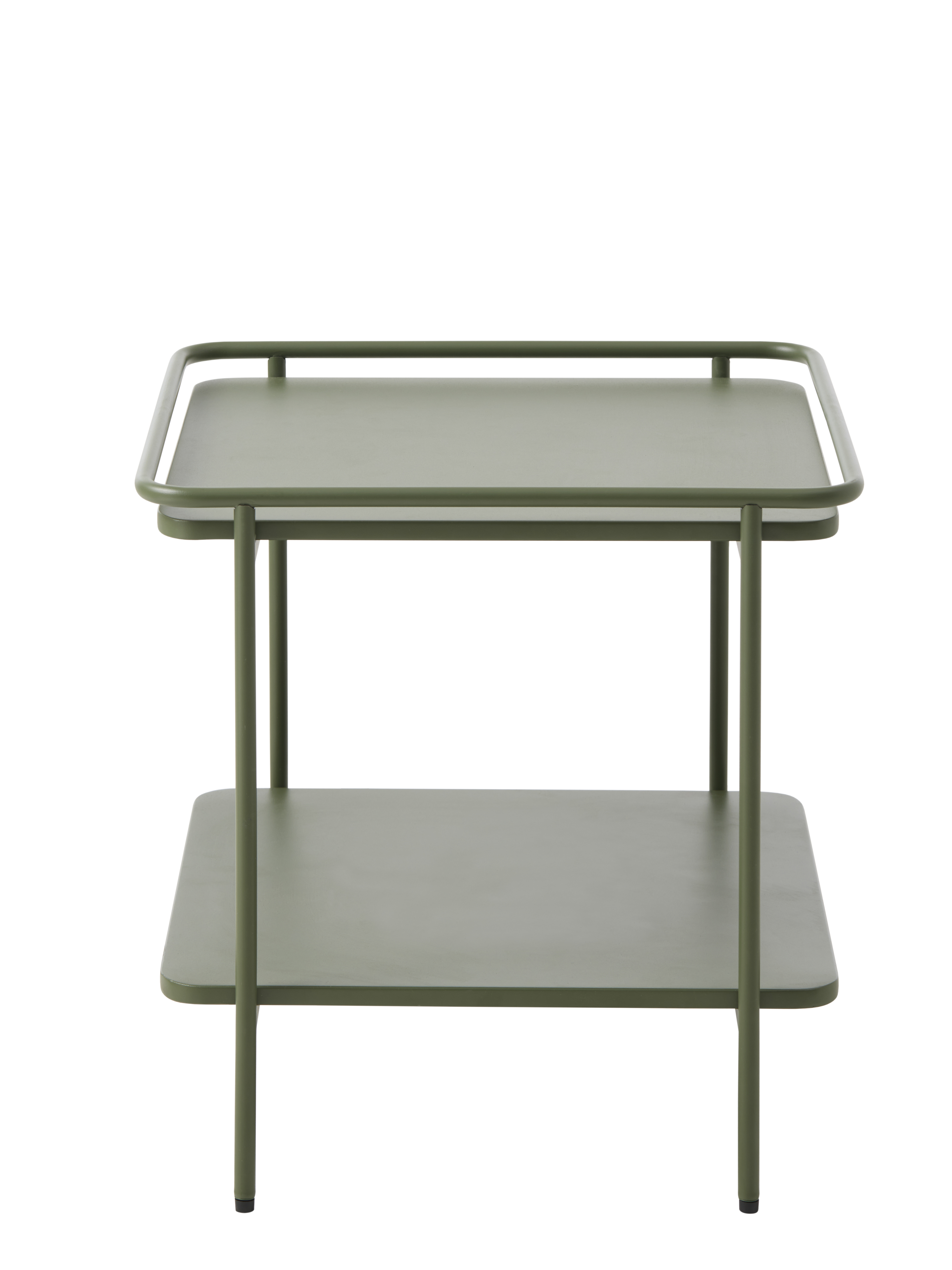 Yuba Sidebord       Hylde  Kvadratisk Olivengrøn Metal  45x45
