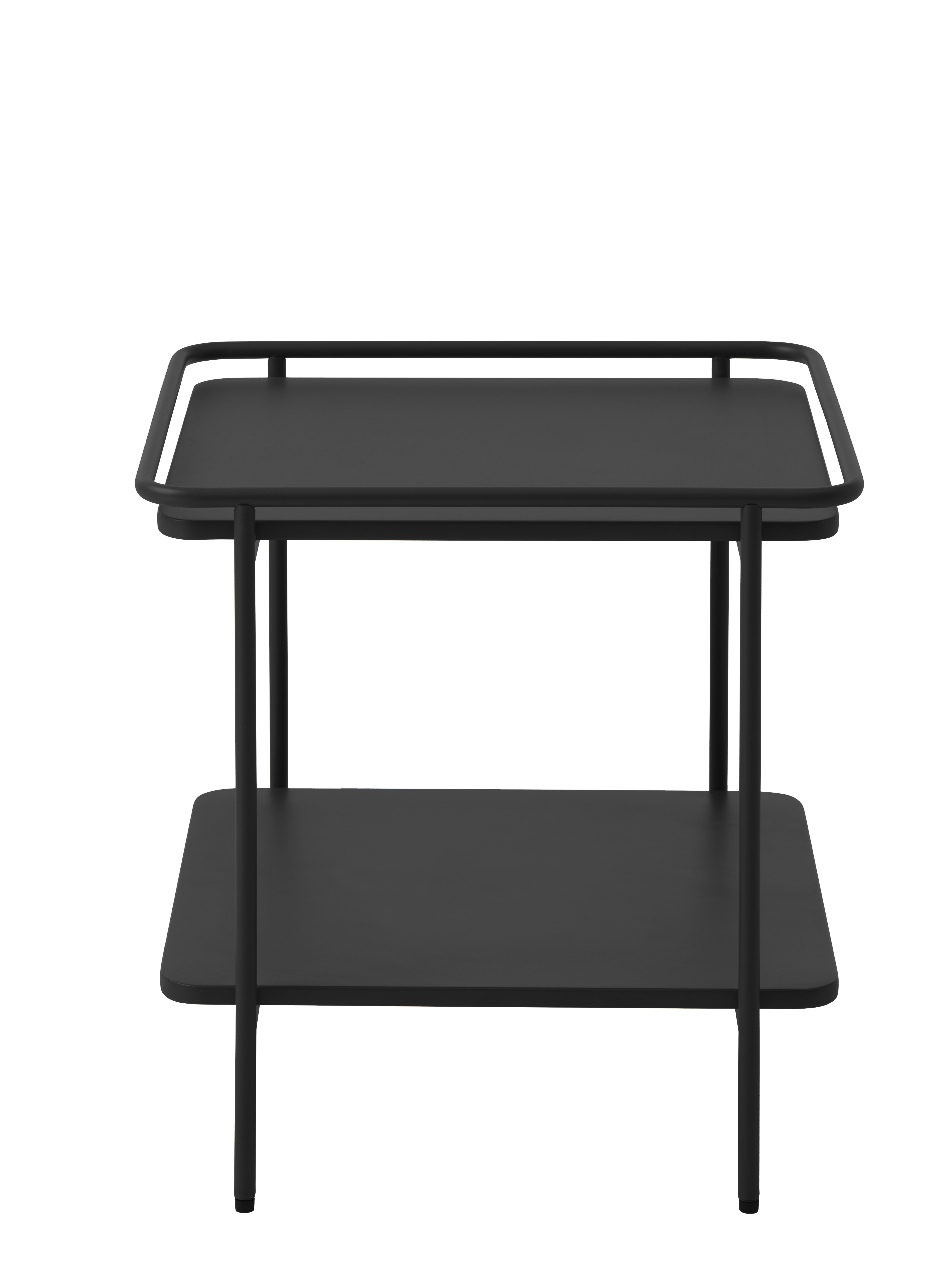 Yuba Sidebord       Hylde  Kvadratisk Sort Metal  45x45