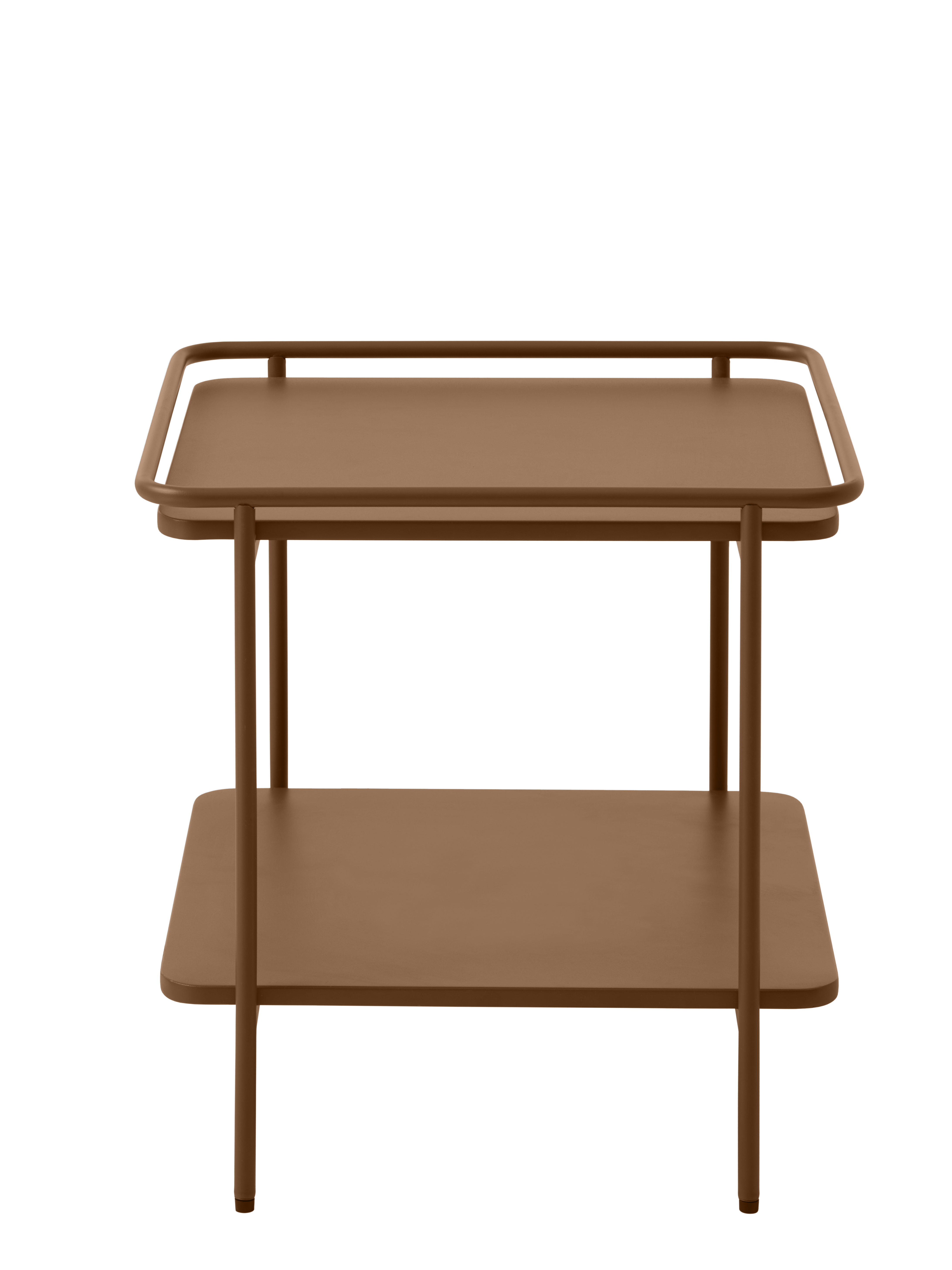 Yuba Sidebord       Hylde  Kvadratisk Terracotta Metal  45x45