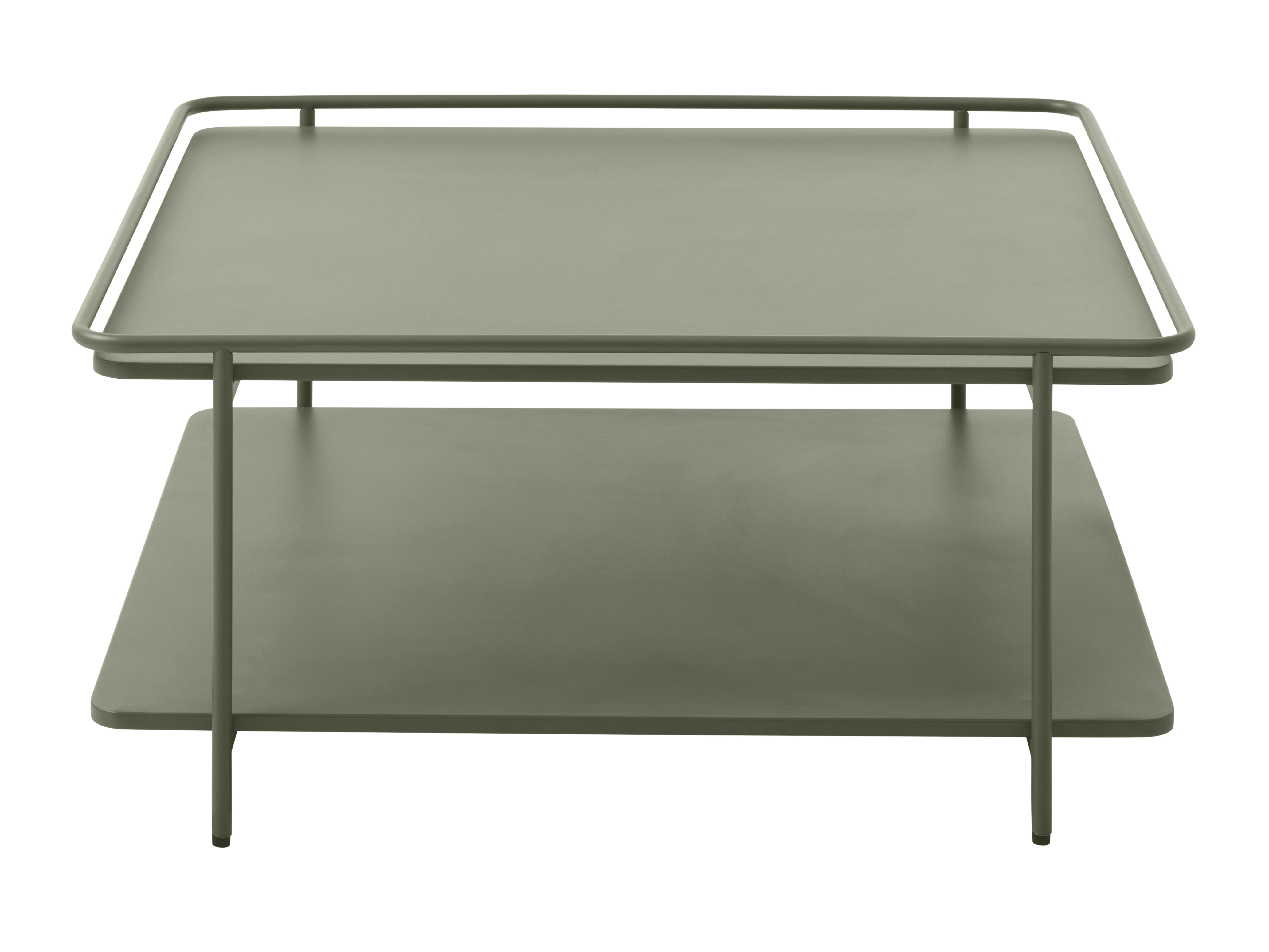Yuba Sofabord       Hylde  Kvadratisk Olivengrøn Metal  75x75