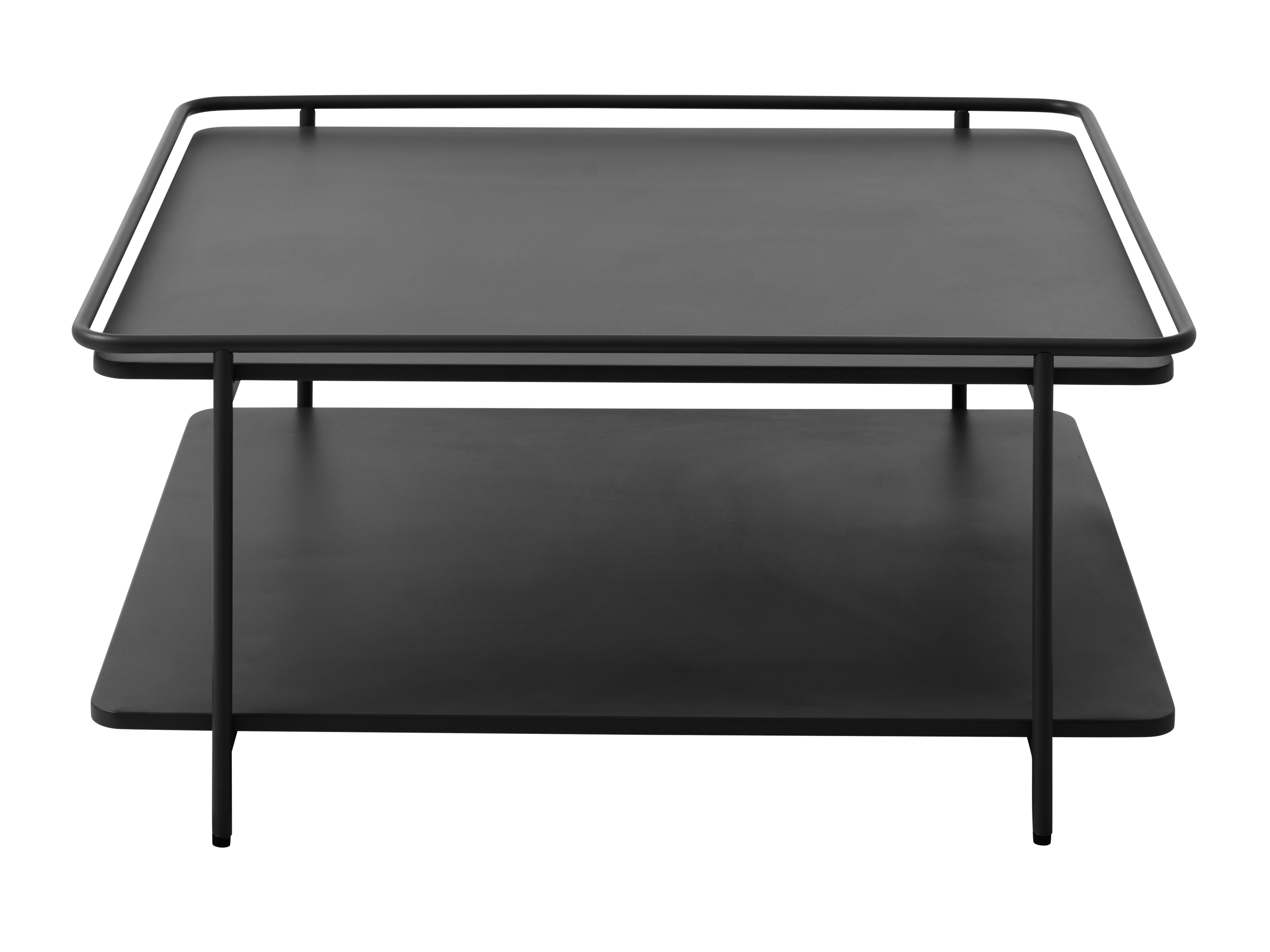 Yuba Sofabord       Hylde  Kvadratisk Sort Metal  75x75