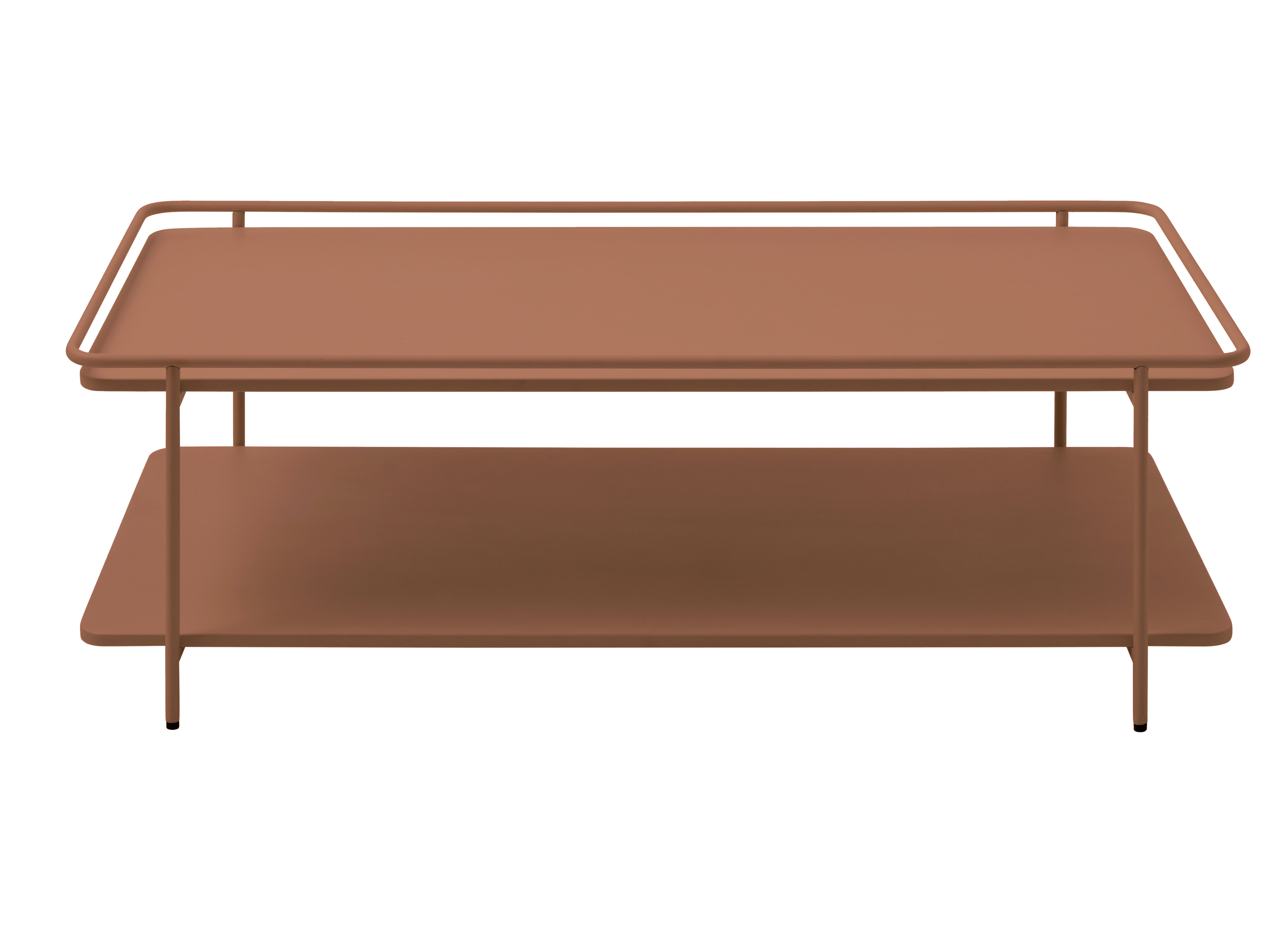 Yuba Sofabord       Hylde  Rektangulær Terracotta Metal  55x110