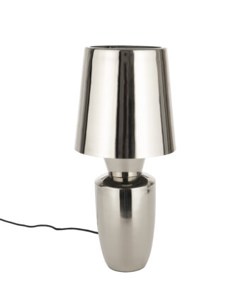 Zuiver Classy Bordlampe Skinnende Sølv Aluminium