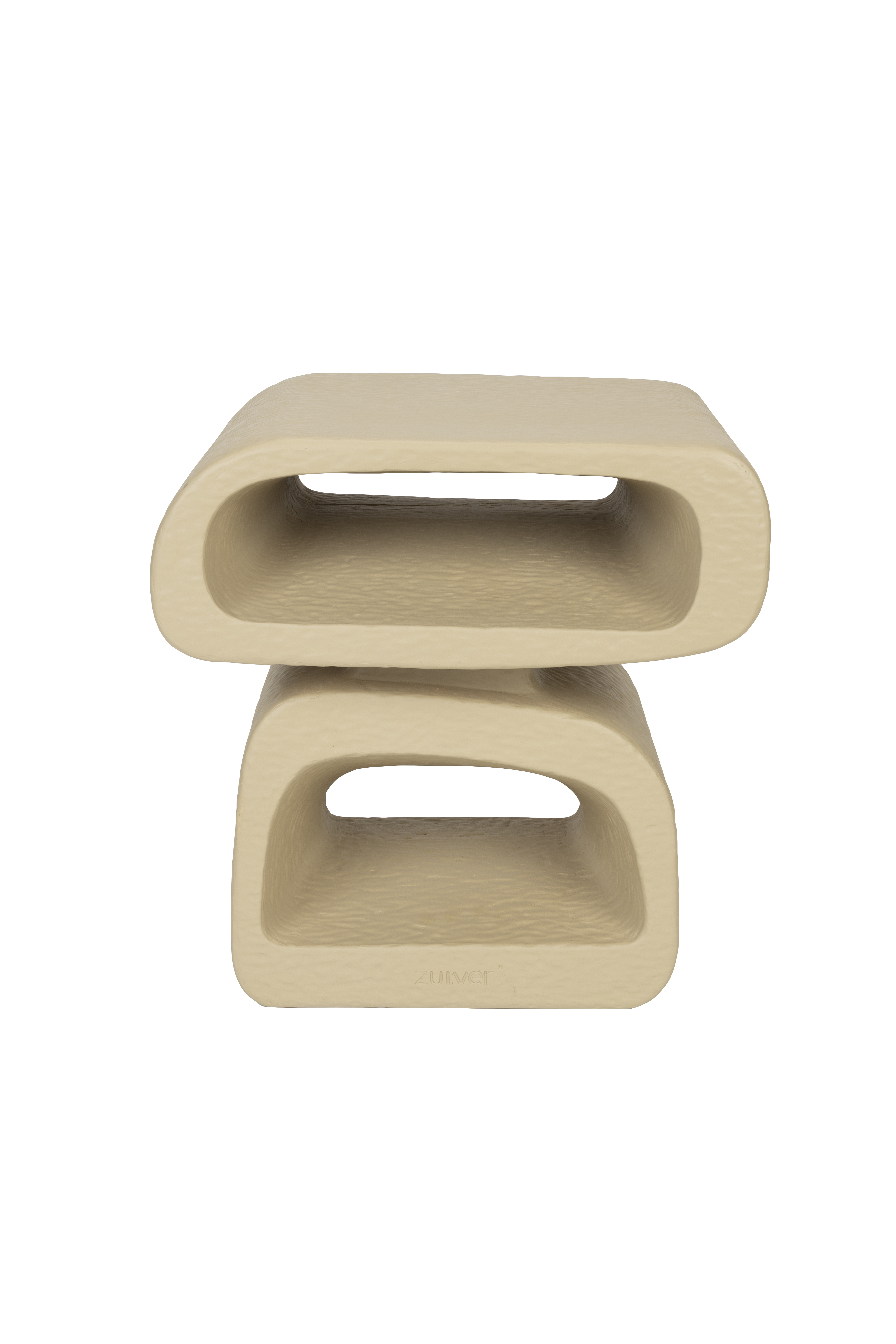 Zuiver Eddy Sidebord  Rektangulær Beige Harpiks  43x35