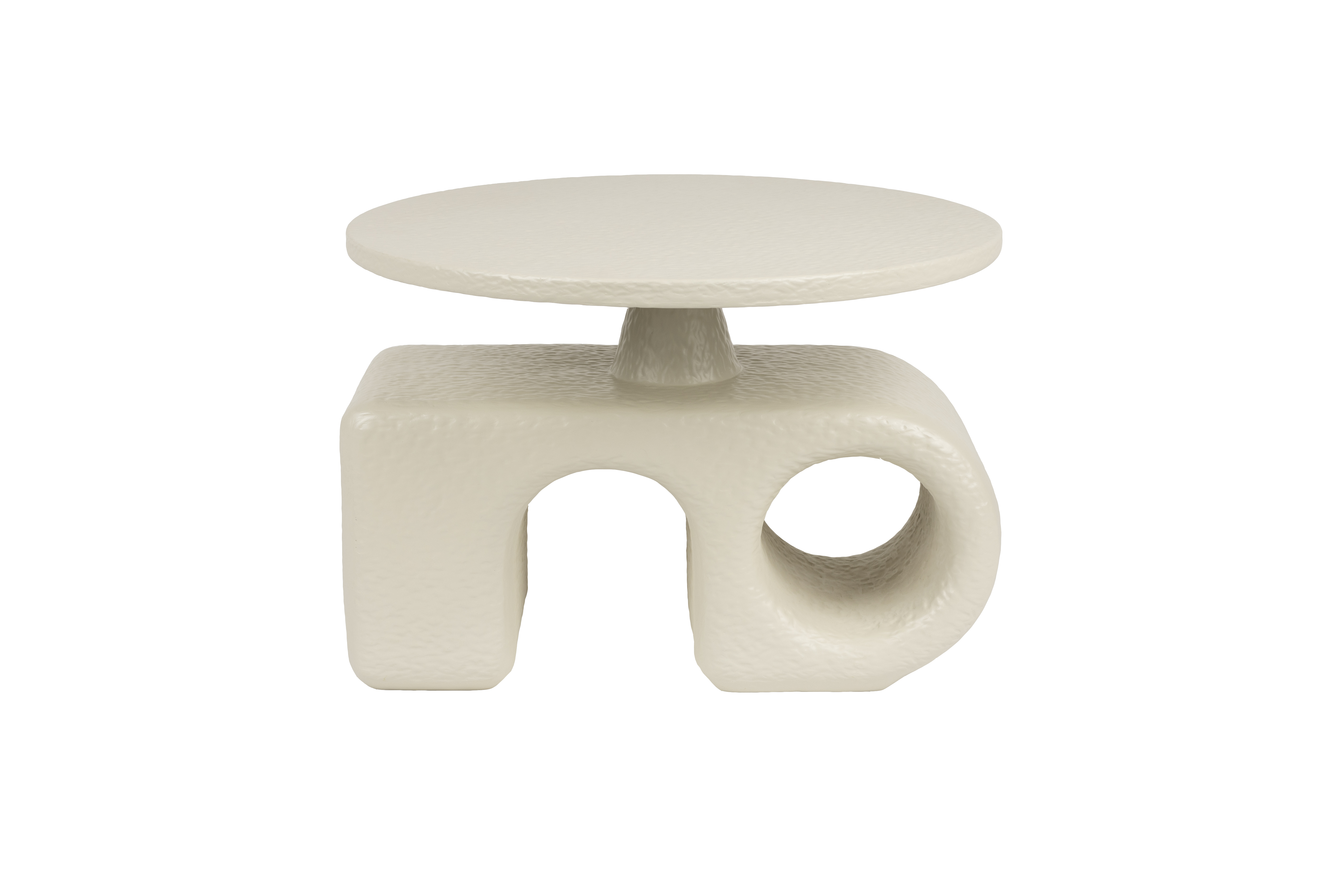 Zuiver Hermit Sidebord Hvid Harpiks  58x58
