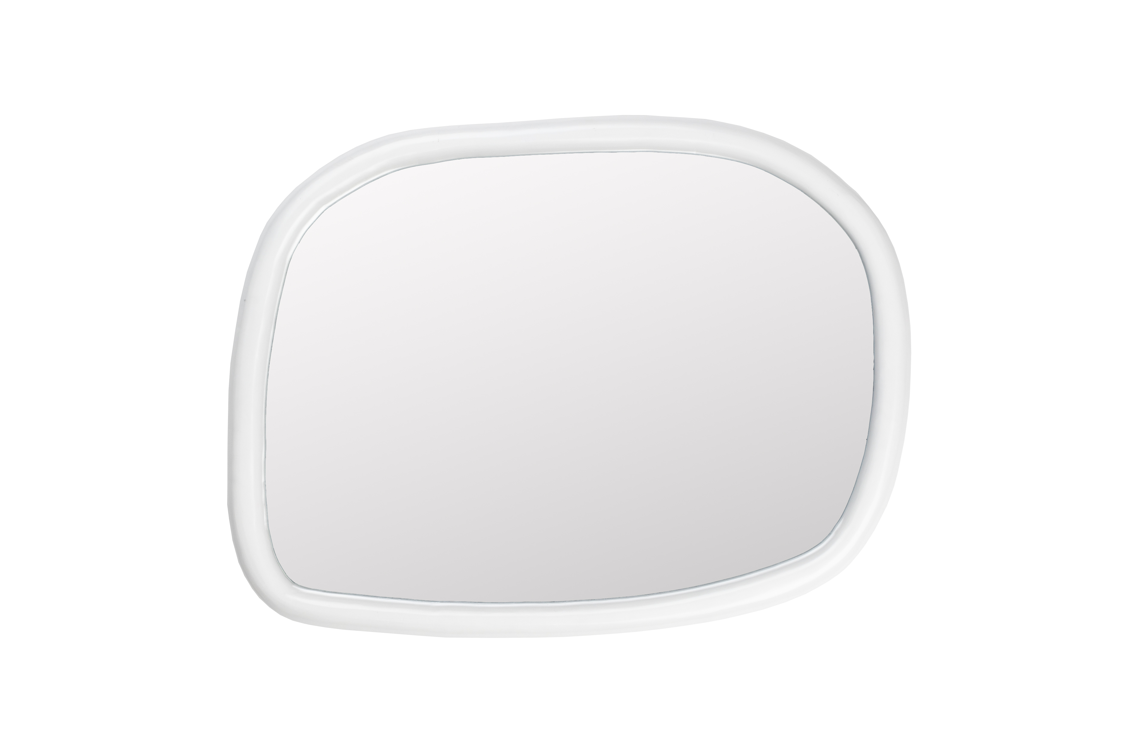 Zuiver Looks   Vægspejl  Organisk Spejlglas Og Offwhite Mangotræ  73x55