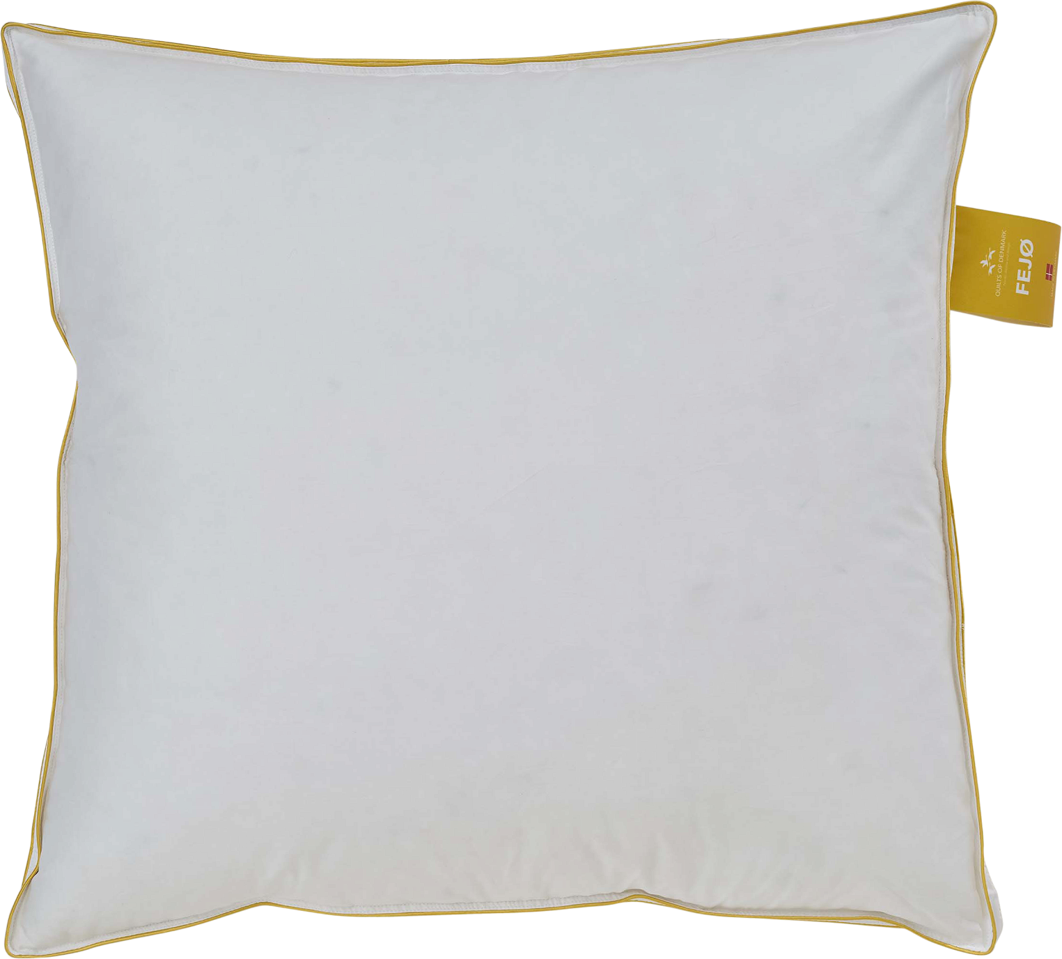 -kammer Hovedpude Quilts Of Denmark Fejø 60x63 Cm Moskus- Og Andedun Bomuldssatin Hvid