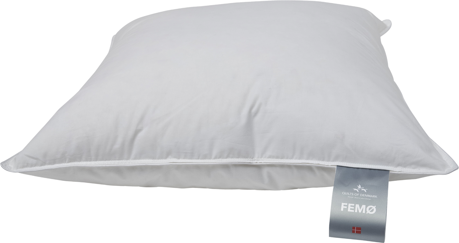 -kammer Hovedpude Quilts Of Denmark Femø Høj 60x63 Cm Andedun Fjer Downpass  Oeko-tex   Nomite