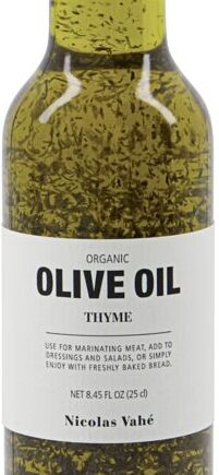 økologisk Ekstra Jomfru Olivenolie Med Timian  Nicolas Vahé Olive Oil Elixirs