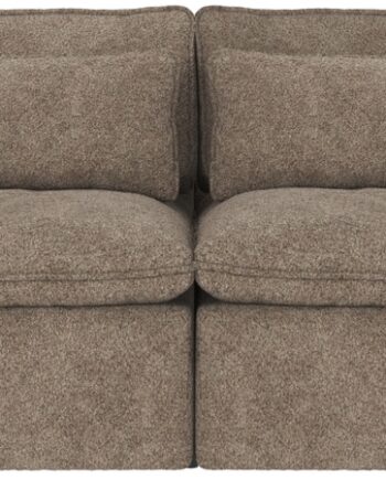 -personers Lounge-sofa Rowico Rawlins Maxi Mørk Beige Anna   Polyesterstof Fscâ -certificeret