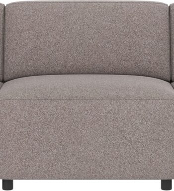 -personers Modulær Sofa Rowico Willard   Gråbeige Brenda Stof   Skandinavisk Design Med Koldskum Og Zigzag-fjedre