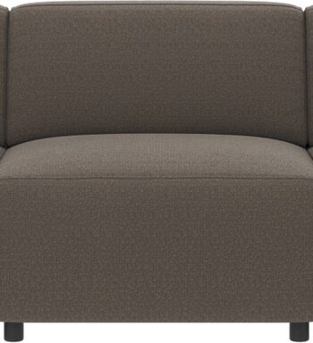 -personers Modulsofa Rowico Willard   Mellemgråt Rita 108 Polyesterstof Fsc-mix Certificeret