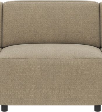 -personers Modulsofa Rowico Willard Rita Mørk Beige Stof
