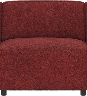 -personers Modulsofa Rowico Willard   Rød Anna   Polyester Fsc-certificeret Ramme