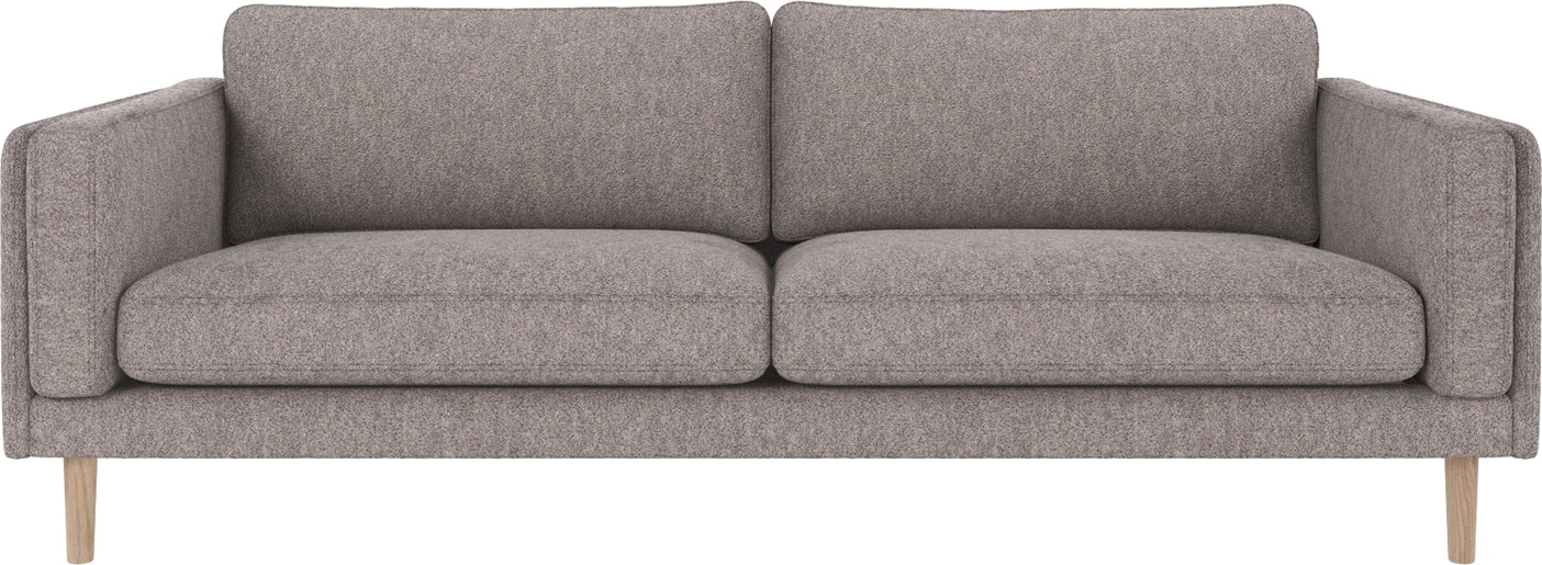 -personers Sofa Rowico Braden Alice 149 Grå Hvidvasket Egetræ H78xb216xd87 Cm