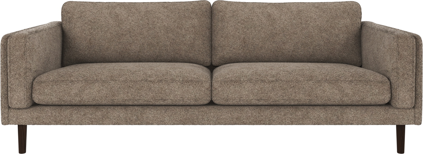 -personers Sofa Rowico Braden   Anna  -stof Mørk Beige B216xd87xh78 Cm