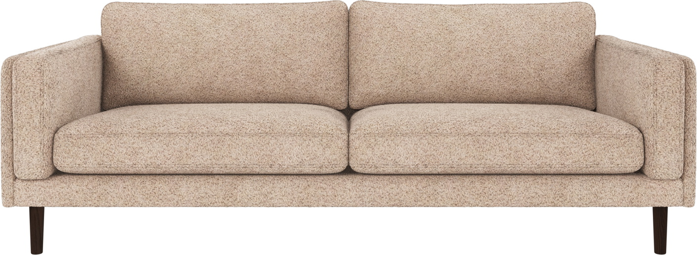 -personers Sofa Rowico Braden Polstret   Anna Polyester Lys Beige Brun 216 Cm Fscâ -mix Træben