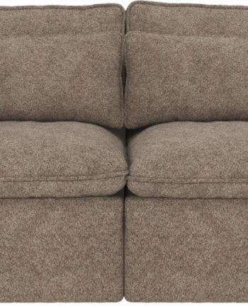 -personers Sofa Rowico Rawlins   Mørkbeige Melange Polyester 226ã 116 Cm