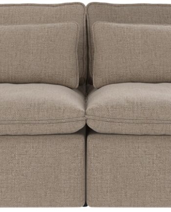 -personers Sofa Rowico Rawlins Maxi Gråbeige Polyester Nordisk Design H85xb259xd116 Cm Fsc-mix