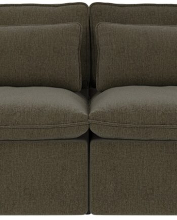 -personers Sofa Rowico Rawlins Maxi   Brenda Polyester   Dyb Grøn 259ã 116ã 85 Cm