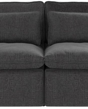-personers Sofa Rowico Rawlins Maxi Mørkegrå Robin 66-stof B259xd116 Cm