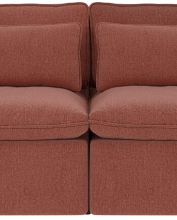 -personers Sofa Rowico Rawlins Maxi Rød Polyester Brenda 52 259x116 Cm