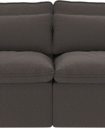-personers Sofa Rowico Rawlins   Mørkegrå Rita Polyester H85ã B226ã D116 Cm