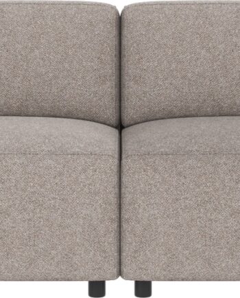 -personers Sofa Rowico Willard Bobby   Grå Modulært Skandinavisk Design