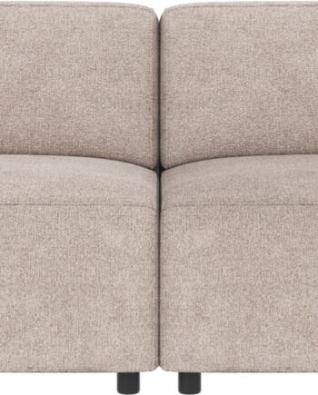 -personers Sofa Rowico Willard Greg 17 Lysegrå Stof Modulopbygget