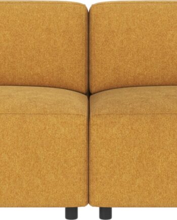-personers Sofa Rowico Willard Gul Stof Brenda 68 H70ã B236ã D98 Cm