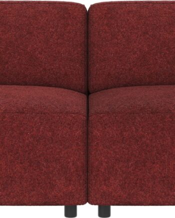 -personers Sofa Rowico Willard   Anna   Rød Tekstil   B236   D98   H70 Cm