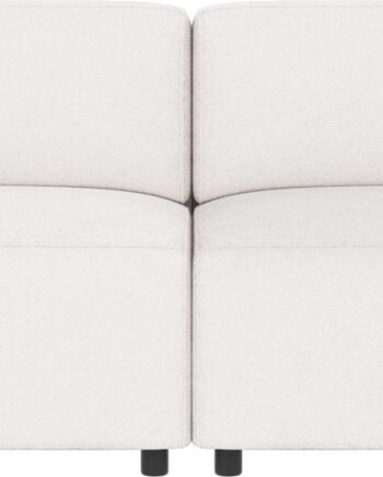 -personers Sofa Rowico Willard   Hvidt Bobby   Stof 236ã 98ã 70 Cm   Nordisk Design   Modulopbygget Komfort