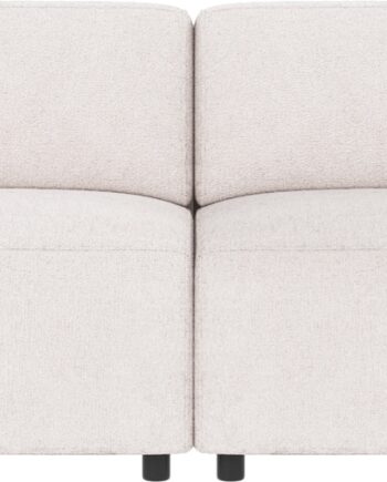 -personers Sofa Rowico Willard   Hvidt Greg   Polyesterstof Med Zigzag-fjedre   Hr-koldskum