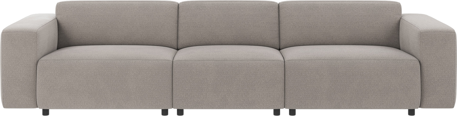 -personers Sofa Rowico Willard Rita 167 Lysegrå Polyester Med Nozag-fjedre Og Fsc-mix Træ 314 Cm Bred