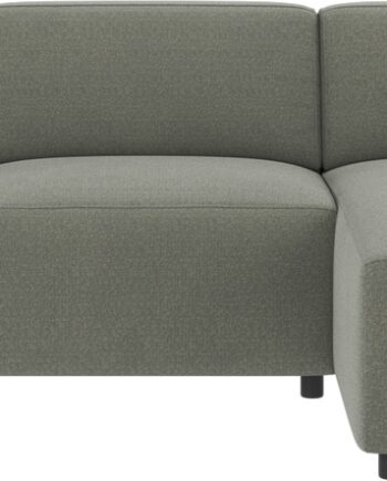 -personers Sofa Rowico Willard Med Chaiselounge Grøn Rita 158 Stof Modulopbygget Nordisk Design 312x161 Cm