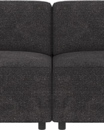 -personers Sofa Rowico Willard Robin 66 Mørkegrå Stof 100  Polyester Modulopbygget
