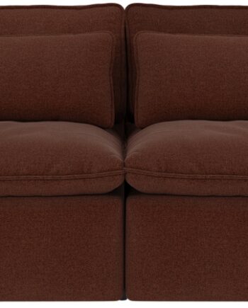 -personers Tresæders Maxi-sofa Rowico Rawlins Rita 96 Rød Polyester
