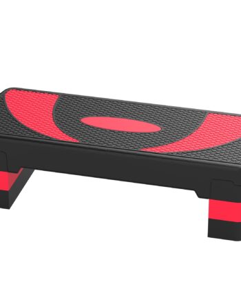 Aerobic Stepper  Højdejusterbar  Til Indendørs Og Udendørs Brug  Belastningskapacitet Op Til 150 Kg  80   31   10-20 Cm  Rød