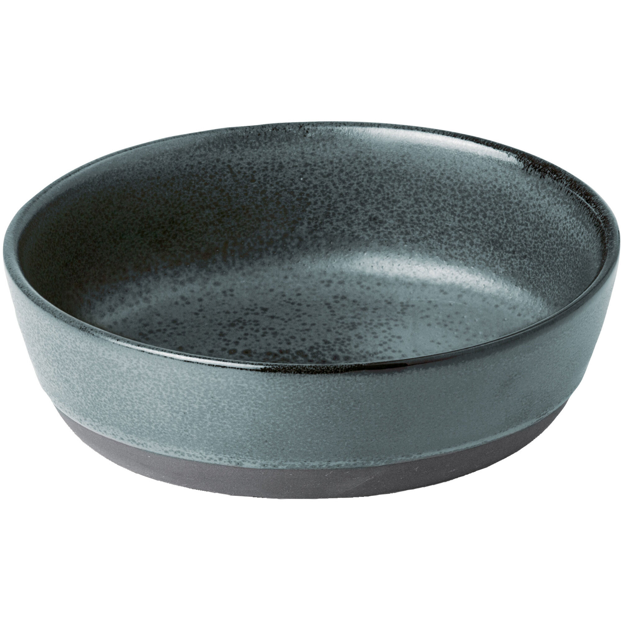 Aida Raw Dyb Tallerken   Stentøj 19   Cm  Nordisk Grøn