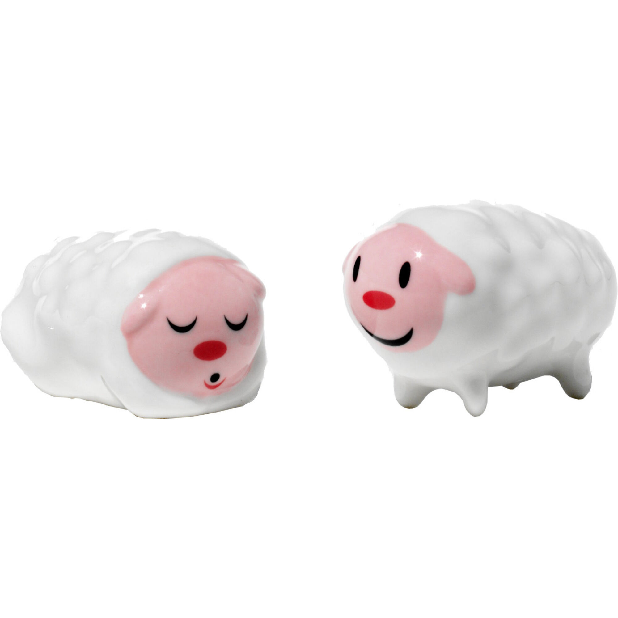 Alessi To Små Får Porcelænsfigurer