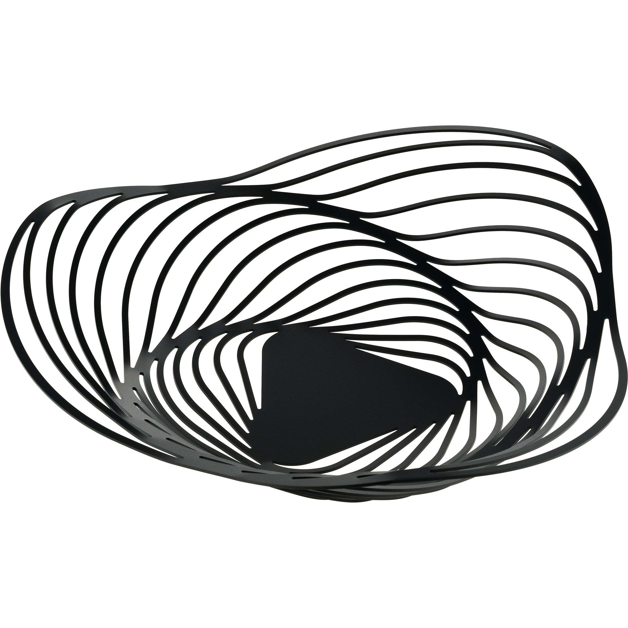 Alessi Trinity Serveringskurv Sort ø43cm