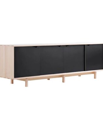 Andersen Furniture S1 Sideboard Hvidolieret Eg Sort  : Erling Christensen Møbler