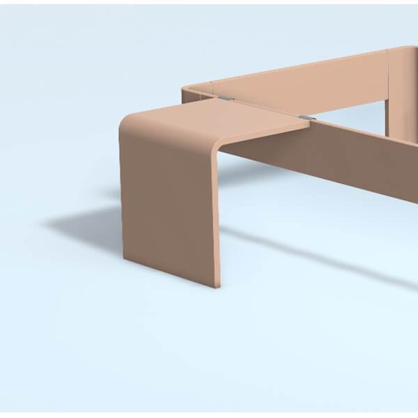 Auping Auronde Sengebord  Lav Model Blush  : Erling Christensen Møbler
