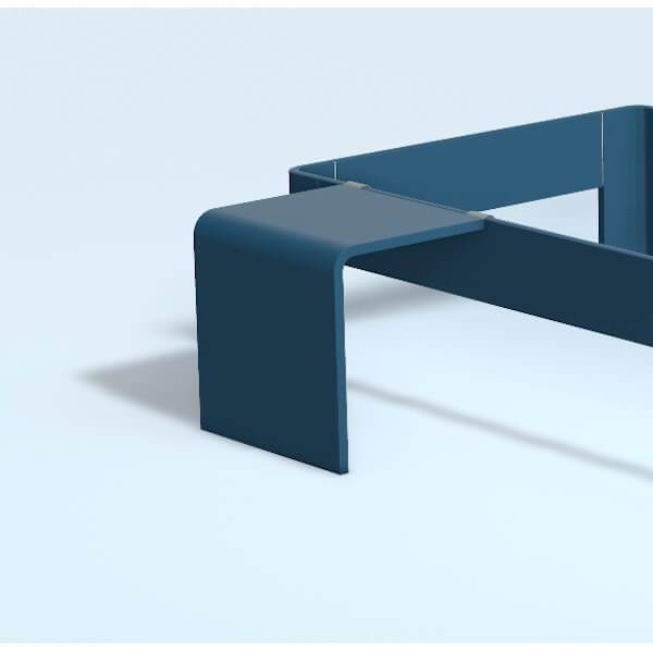 Auping Auronde Sengebord  Lav Model Royal Blue  : Erling Christensen Møbler