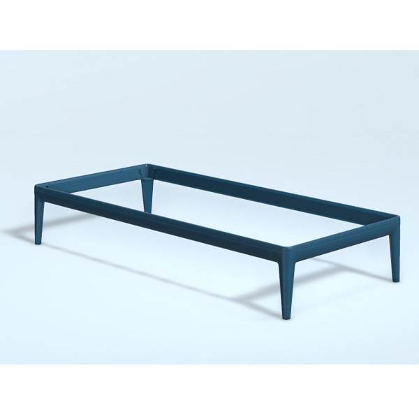 Auping Essential Sengeramme Royal Blue 100x210 Cm  Høj Model  : Erling Christensen Møbler